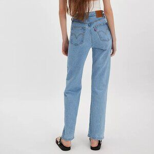 NEW! LEVI'S RIBCAGE STRAIGHT ANKLE JEANS HIGH RISE BUTTON FLY STRETCH DENIM 27